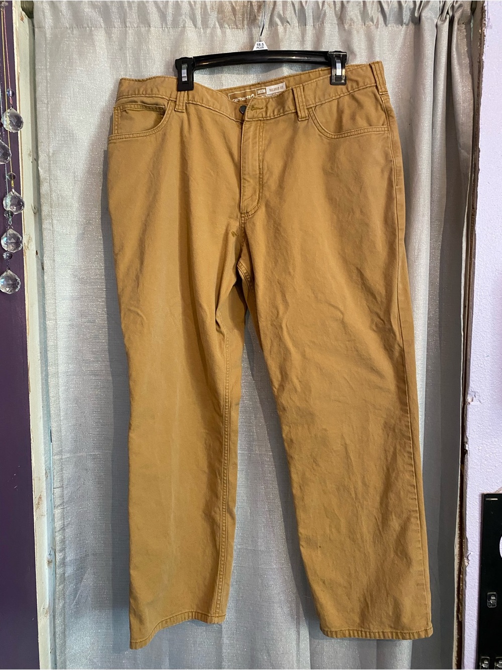 Carhartt Men's Straight-Leg Chinos in Mustard